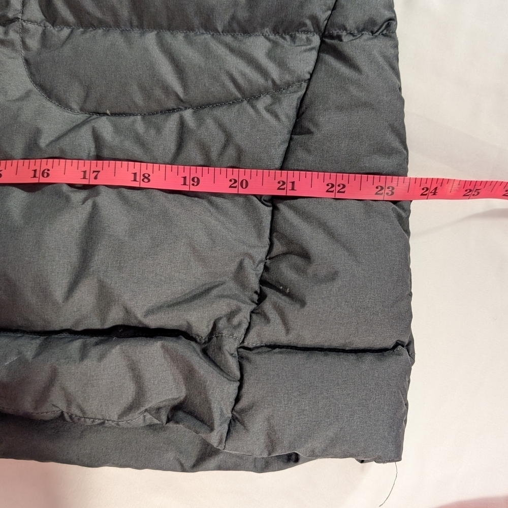 Cole Haan ZEROGRAND Women's Long Insulated Button Up Gray Puffer Jacket Size L - Picture 15 of 15